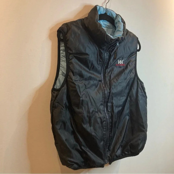 HELLY HANSEN Sz  L Reversible Puffer Vest with Pockets - Picture 3 of 9